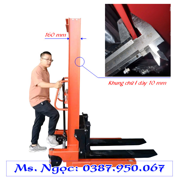 Khung nâng xe nâng tay cao 3 tấn