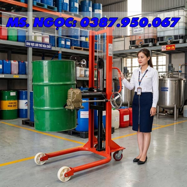 Xe nâng quay đổ phuy COT0.35 Niuli