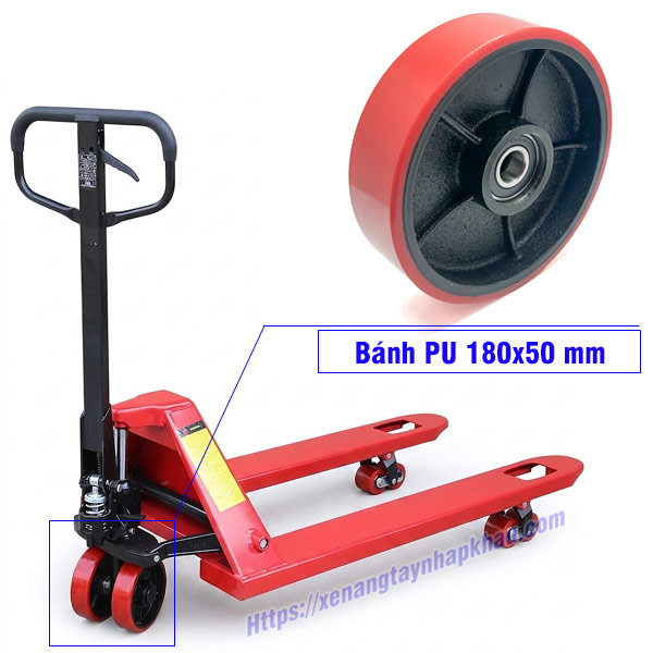 Bánh PU 180x50 mm
