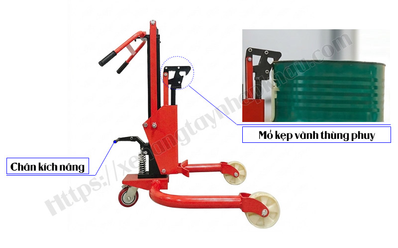 Mỏ kẹp xe di chuyển phuy YTC-0.3A