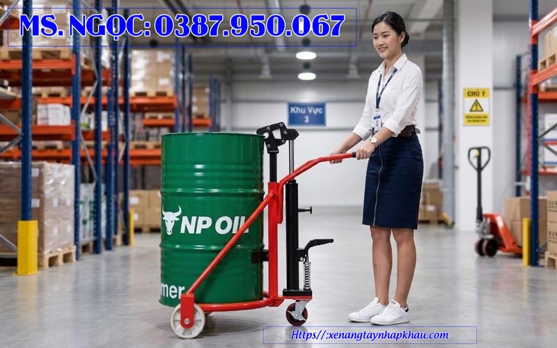 Xe nâng di chuyển phuy YTC-0.3B