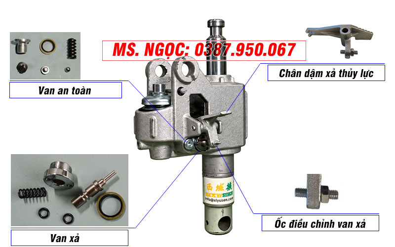 Cấu tạo bơm thủy lực BF 35mm